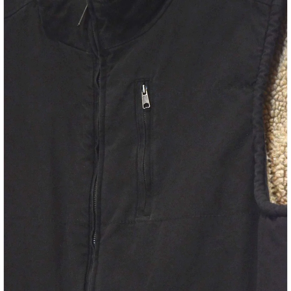 Lee Premium Select Men's Size XL Vest Dark Brown With Beige Sherpa Lining